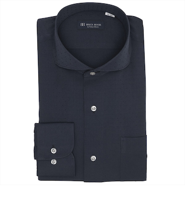 【COFREX】 ホリゾンタルワイド 長袖 形態安定 ワイシャツ