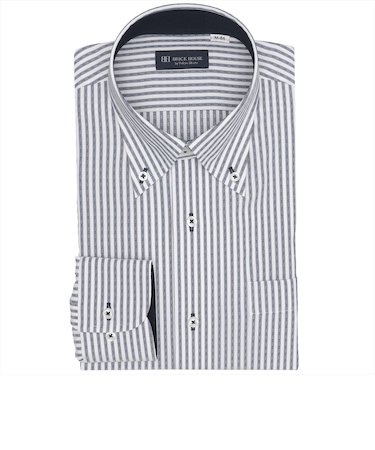 【COFREX】 ボタンダウン 長袖 形態安定 ワイシャツ