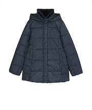 アウター ファイバーダウン ハーフコート レディース