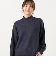 【Pitta Re:)】 ニット 畔ハイネック プルオーバー レディース