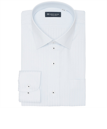 【COFREX】 ワイド 長袖 形態安定 ワイシャツ