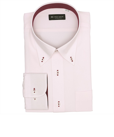 【COFREX・大きいサイズ】 ボタンダウン 長袖 形態安定 ワイシャツ