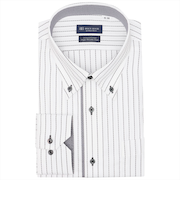 【超形態安定・大きいサイズ】 ボタンダウン 長袖 形態安定 綿100% ワイシャツ