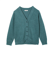 ニット 裾丸Ｖネック カーディガン レディース