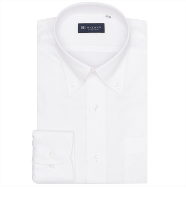 ボタンダウン 長袖 形態安定 ワイシャツ