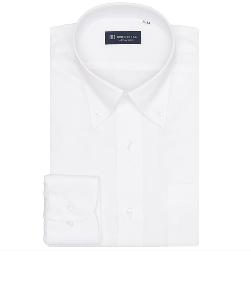 ボタンダウン 長袖 形態安定 ワイシャツ