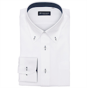 【COFREX】 ボタンダウン 長袖 形態安定 ワイシャツ