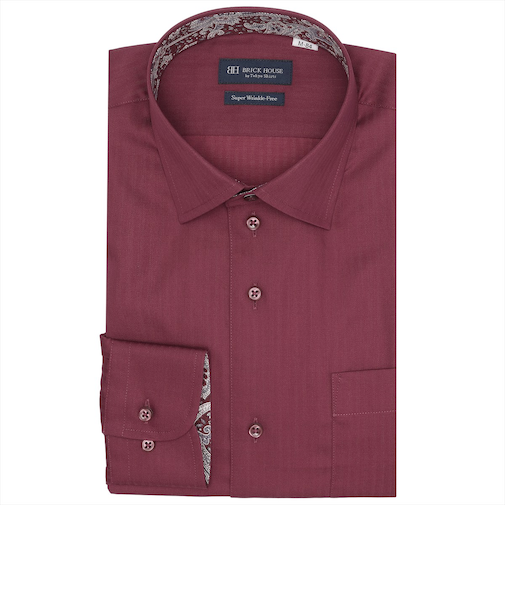 【超形態安定】 ワイド 長袖 形態安定 ワイシャツ