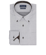 【超形態安定】 ボタンダウン 長袖 形態安定 ワイシャツ