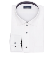 【ストレッチ・大きいサイズ】 ワイド 長袖 形態安定 ワイシャツ ニットシャツ