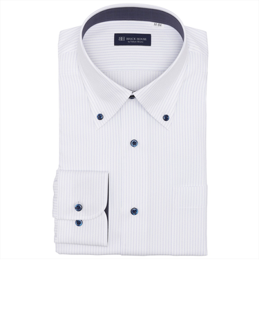 【COFREX】 ボタンダウン 長袖 形態安定 ワイシャツ