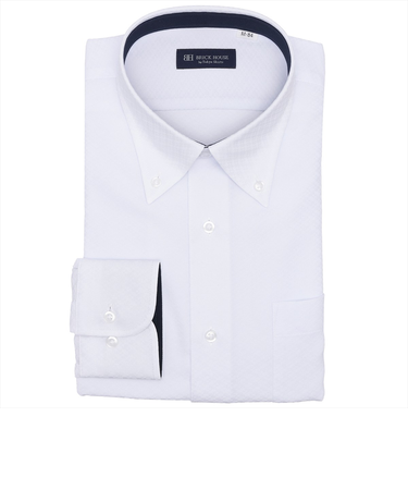 【COFREX】 ボタンダウン 長袖 形態安定 ワイシャツ