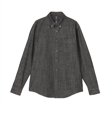 カジュアルシャツ デニムシャツ ボタンダウン 長袖 メンズ