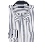 【COFREX・大きいサイズ】 ボタンダウン 長袖 形態安定 ワイシャツ