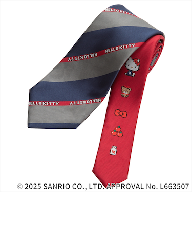 【HELLO KITTY×TOKYO SHIRTS】 サンリオキャラクター ネクタイ チェンジタイ ビジネス ギフト