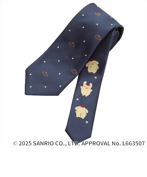 Pocket Monsters ポケモン カビゴン / ネクタイ ネイビー系 無地柄