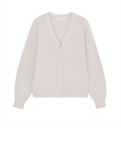 ニット 畔編み Ｖネック カーディガン レディース