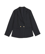 ダブルテーラード ジャケット 長袖 セットアップ可能 レディース