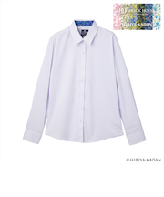 【TOKYO SHIRTS×HIBIYA KADAN】 透け防止 レギュラー 長袖 形態安定 レディースシャツ