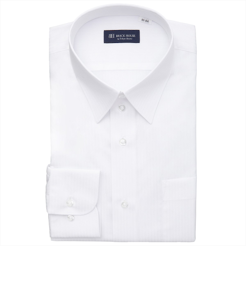 【吸水速乾】 レギュラー 長袖 形態安定 ワイシャツ