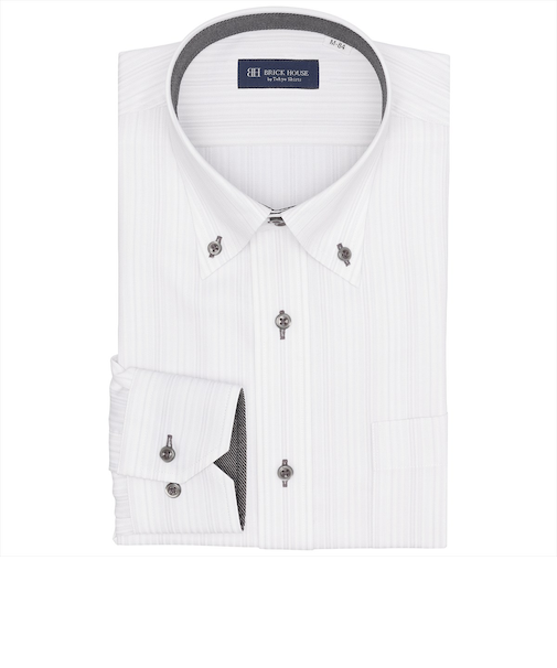 ボットーニ 長袖 形態安定 ワイシャツ