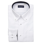 【吸水速乾・大きいサイズ】 ボタンダウン 長袖 形態安定 ワイシャツ