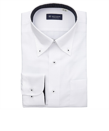 【吸水速乾・大きいサイズ】 ボタンダウン 長袖 形態安定 ワイシャツ