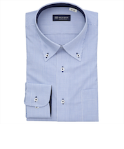 【吸水速乾・大きいサイズ】 ボタンダウン 長袖 形態安定 ワイシャツ