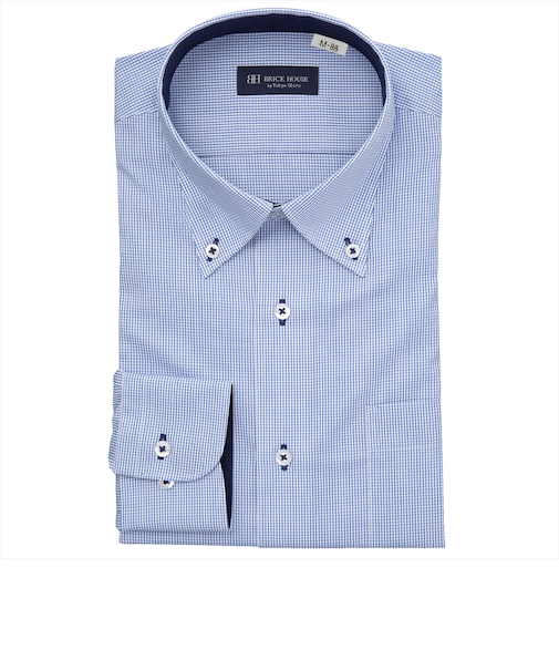 【吸水速乾・大きいサイズ】 ボタンダウン 長袖 形態安定 ワイシャツ