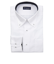 【吸水速乾】 ボタンダウン 長袖 形態安定 ワイシャツ