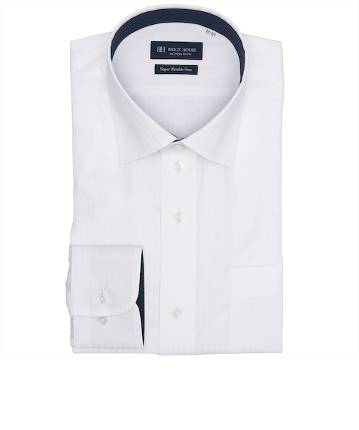 【超形態安定】 ワイド 長袖 形態安定 ワイシャツ