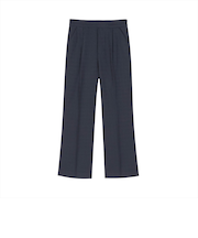 ボトムス ブッチャー織 セミワイド パンツ セットアップ可能 レディース