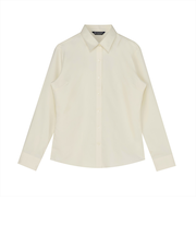 【透け防止】 レギュラー 長袖 形態安定 レディースシャツ