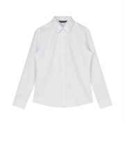 【透け防止】 レギュラー 長袖 形態安定 レディースシャツ