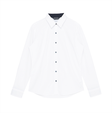 【透け防止】 レギュラー 長袖 形態安定 レディースシャツ