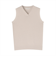 ニット Vネック ベスト レディース