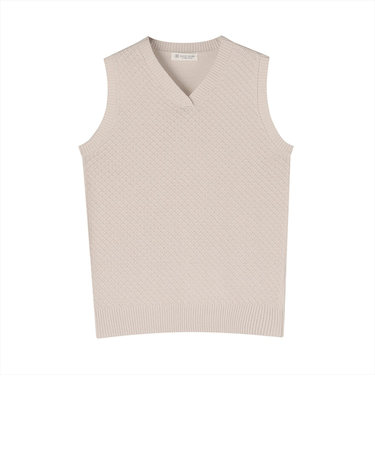 ニット Vネック ベスト レディース