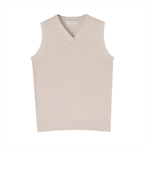 ニット Vネック ベスト レディース