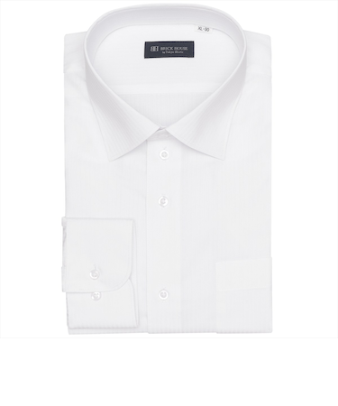 【吸水速乾・大きいサイズ】 ワイド 長袖 形態安定 ワイシャツ