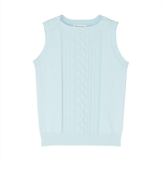 ニット ボートネック ベスト レディース