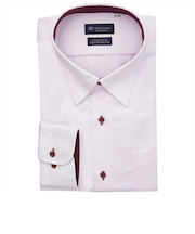 【超形態安定・大きいサイズ】 スナップダウン 長袖 形態安定 綿100% ワイシャツ