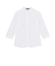 【COFREX】 スタンド ピコレース ブラウス 七分袖 レディースデザインシャツ