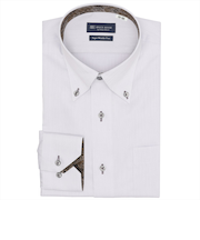 【超形態安定・大きいサイズ】 ボタンダウン 長袖 形態安定 ワイシャツ