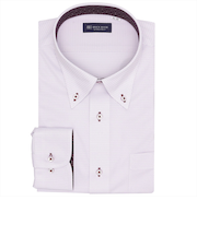 【ストレッチ・大きいサイズ】 ボタンダウン 長袖 形態安定 ワイシャツ ニットシャツ