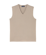 ニット メッシュ編地ベスト メンズ