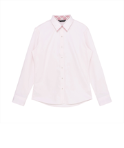 【透け防止】 レギュラー 長袖 形態安定 レディースシャツ