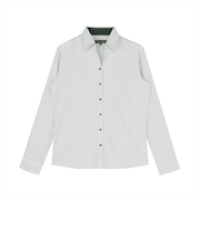 【COFREX】 スキッパー 長袖 形態安定 レディースシャツ