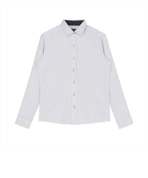 【COFREX】 ワイド 長袖 形態安定 レディースシャツ