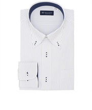 【COFREX】 ボタンダウン 長袖 形態安定 ワイシャツ