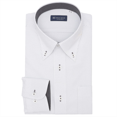 【COFREX】 ボタンダウン 長袖 形態安定 ワイシャツ